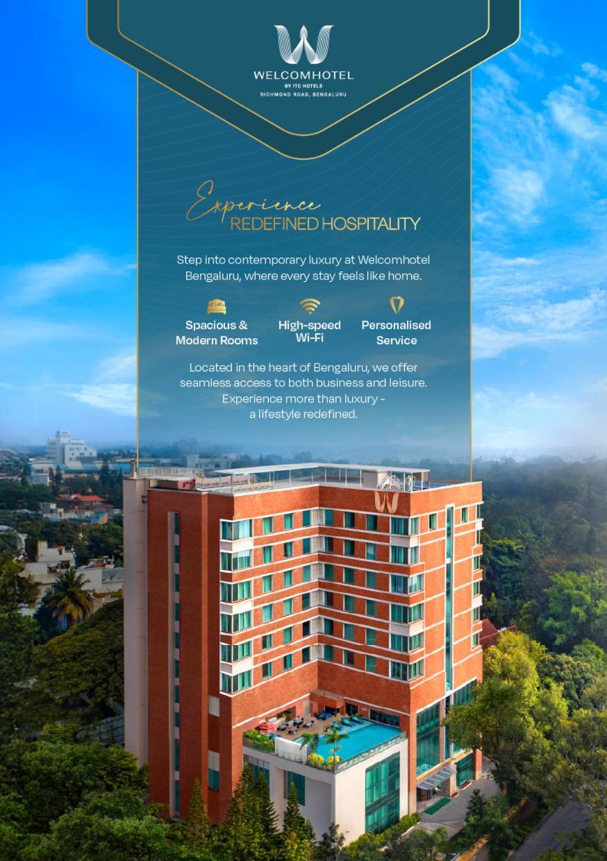 Welcomhotel By Itc Hotels, Richmond Road, Bengaluru Zewnętrze zdjęcie